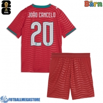 Fotballdrakt Barn Portugal Joao Cancelo #20 Hjemmedraktsett VM 2026 Kortermet (+ Korte bukser)